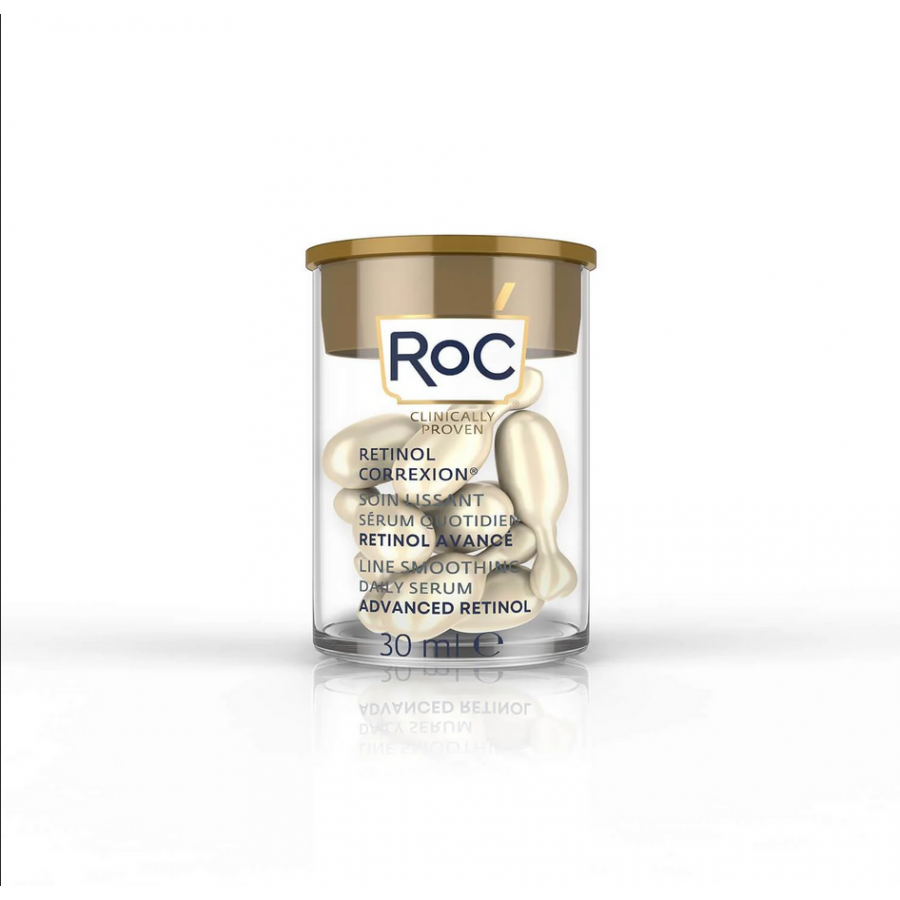 Roc - Retinol Correxion Line Smoothing Siero Viso Notte 10 Capsule