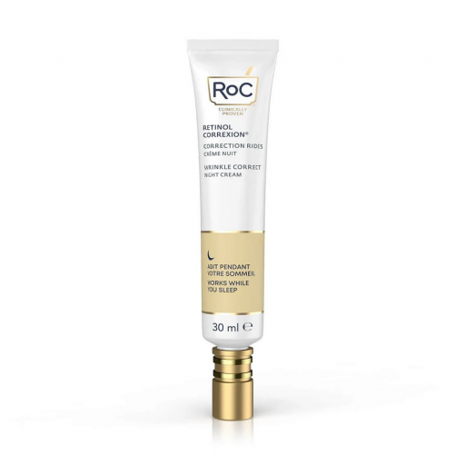 Roc - Retinol Correxion Wrinkle Correct Crema Viso Notte Intensiva 30ml - Trattamento Anti-Rughe