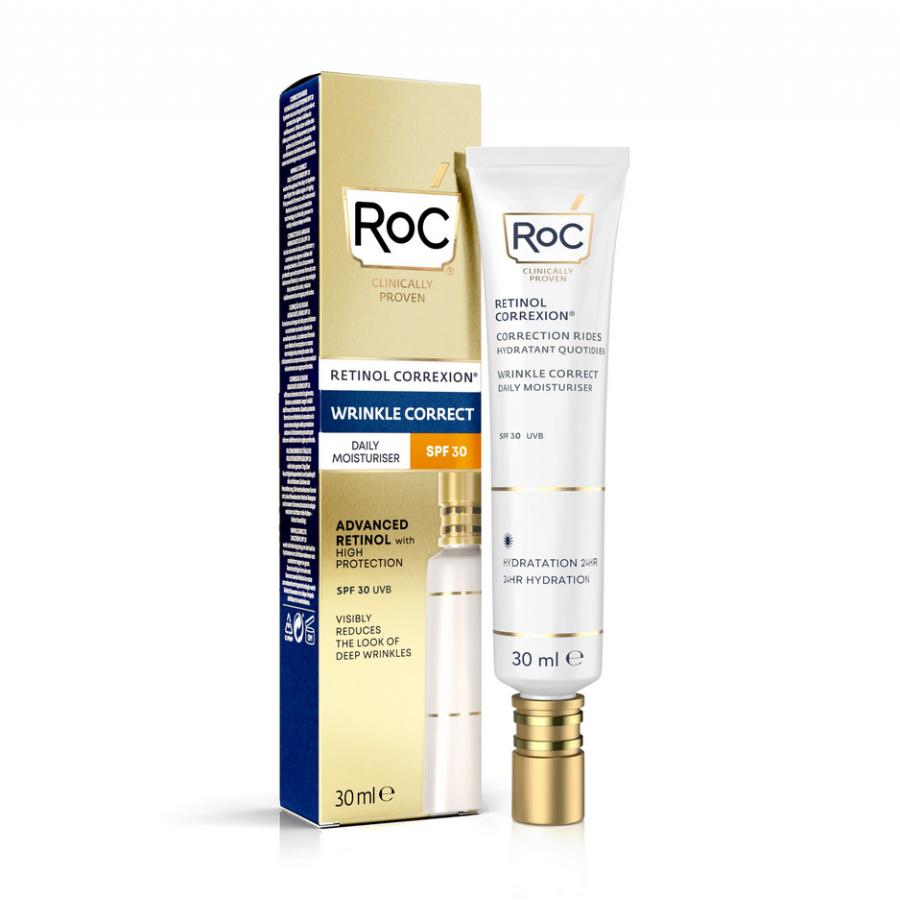 Roc Retinol Correxion Wrinkle Correct Daily Moisturiser SPF30 30ml