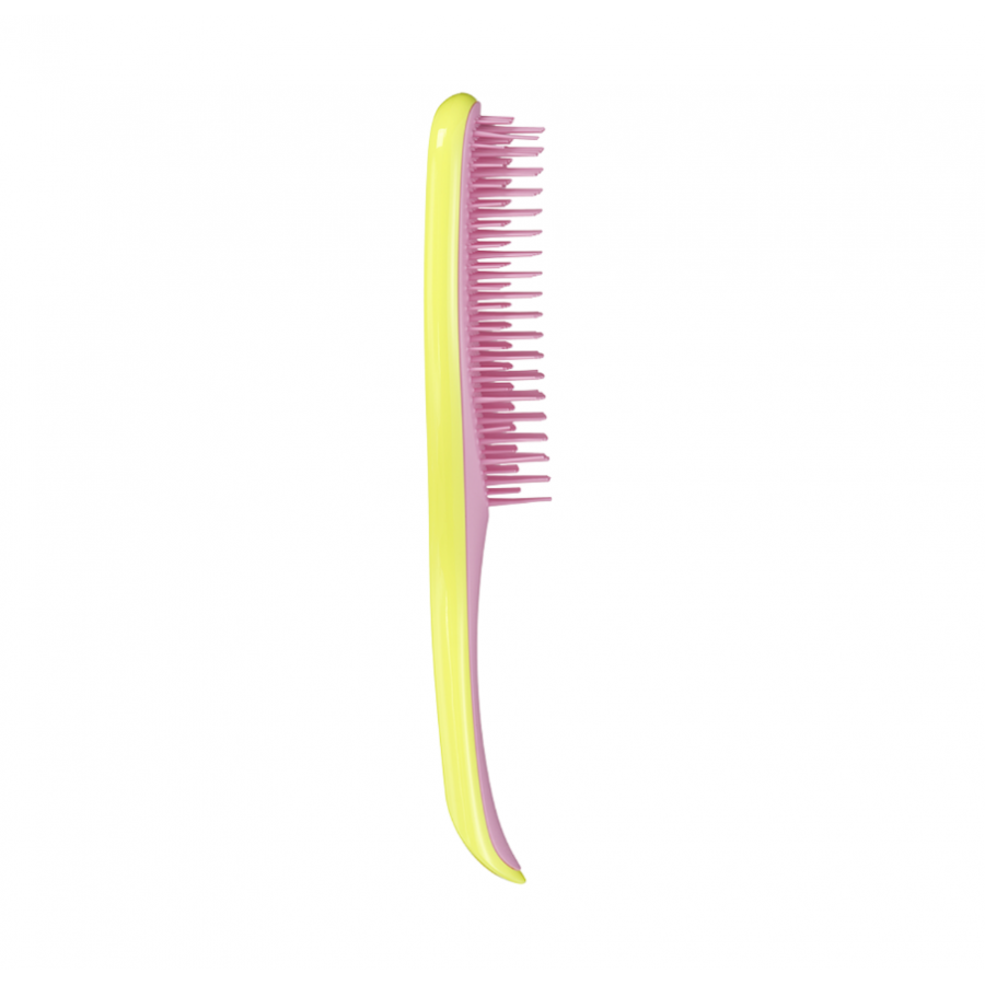 Tangle Teezer The Ultimate Detangler - Spazzola Districante per Capelli Bagnati, Colore Giallo e Rosa