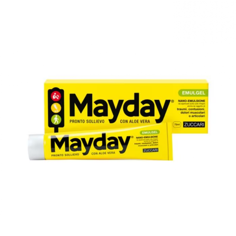 Zuccari Mayday Emulgel 75ml - Emulgel Lenitivo per Dolori Muscolari e Articolari