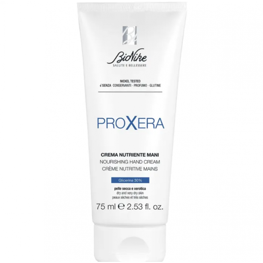 Bionike Proxera Crema Mani per pelli secche e molto secche 75ml - Idratazione intensa per mani morbide e protette