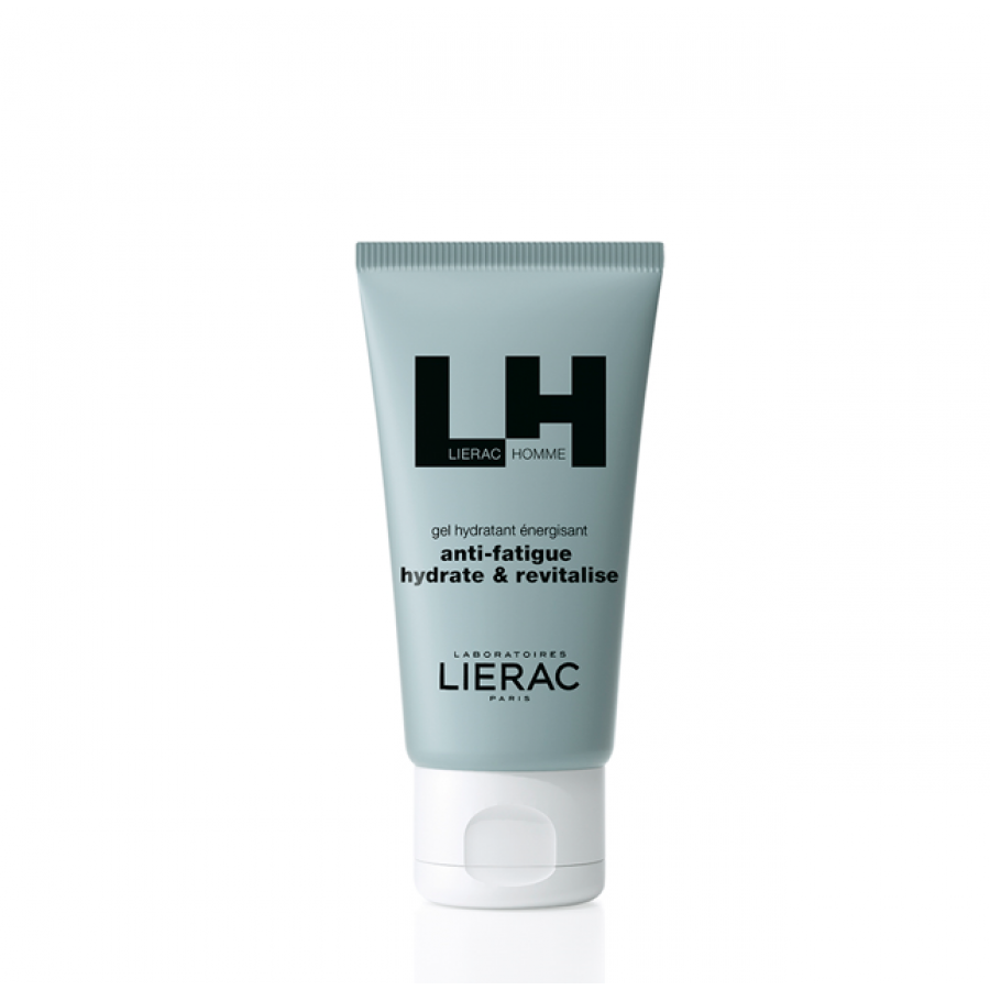 Lierac Homme Gel Idratante Energizzante Viso/Occhi 50ml - Gel Idratante Energizzante Anti-fatica Idratante/Rivitalizzante