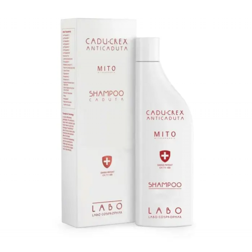 Cadu-Crex Anti-Caduta MITO Shampoo Caduta Abbondante Donna, 150 ml, Labo, Trattamento Nutriente per Capelli