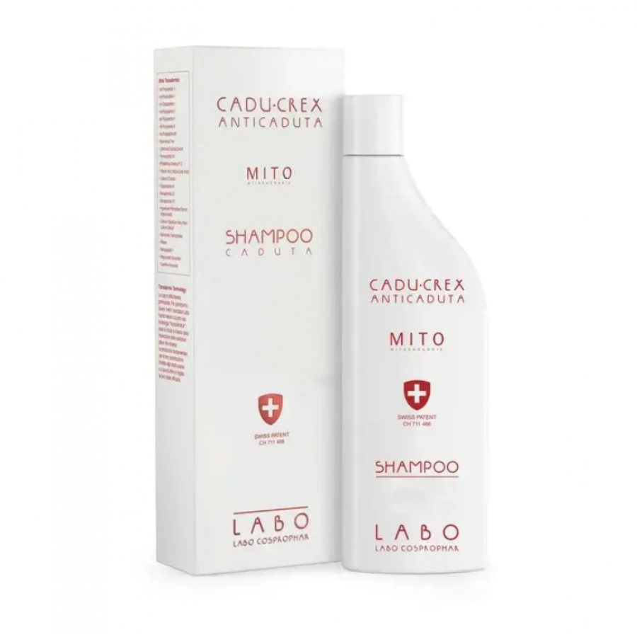 Cadu-Crex Anti-Caduta MITO Shampoo Caduta Abbondante Donna, 150 ml, Labo, Trattamento Nutriente per Capelli