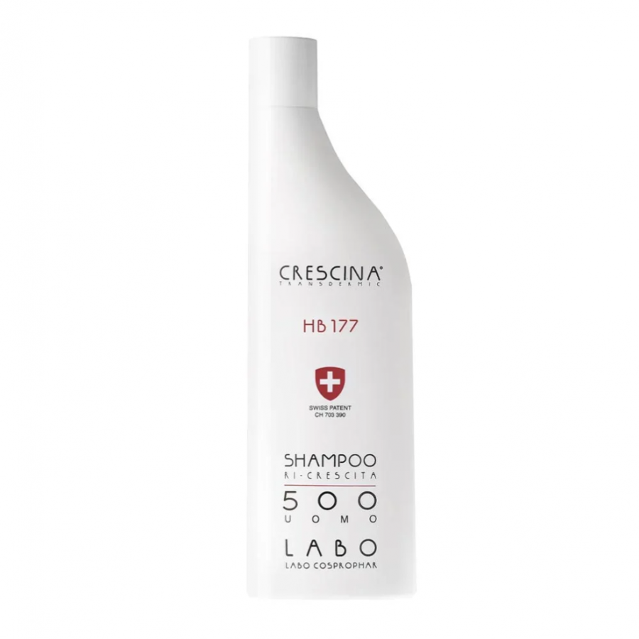 Labo Suisse Crescina Ri-Crescita Shampoo HB177 500 Uomo 150ml – Shampoo Capelli Radi