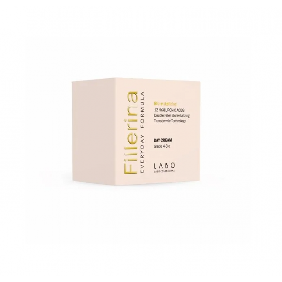 Fillerina 12 Double Filler Neo Mito Biorevitalizing Crema Giorno Grado 4 - Labo - Crema Viso Anti-Età - 50 ml