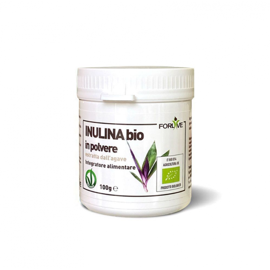 Forlive Inulina in Polvere Bio 100g - Integratore Nutraceutico