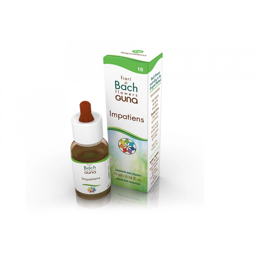 Impatiens Gocce 10ml - Rimedio Floreale di Bach per Dinamismo e Pazienza