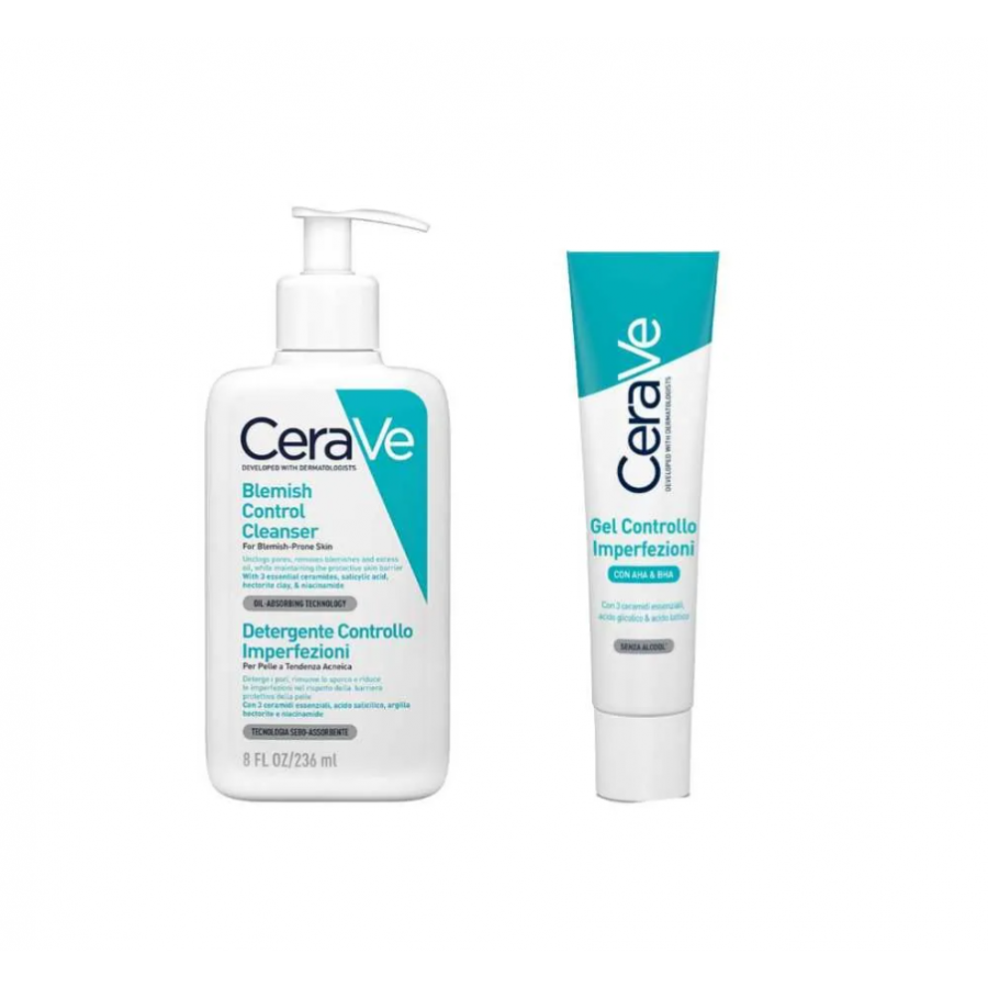 Cerave Acne Bipack Routine Anti-Imperfezioni - Cerave - Kit Detergenti Viso - 276ml