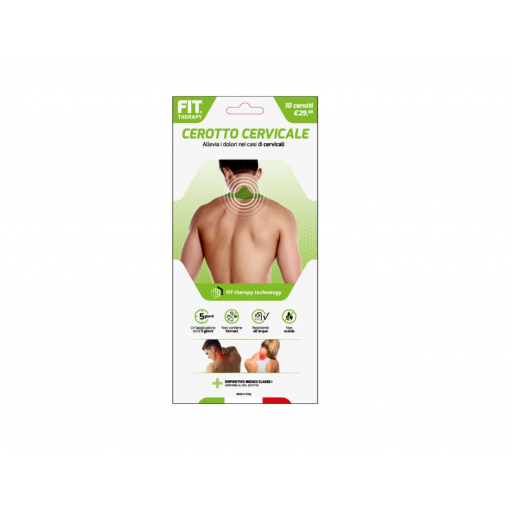 Fit Therapy Patch Cerotto Cervicale 10 Cerotti – Sollievo Dolore Muscolare al Collo
