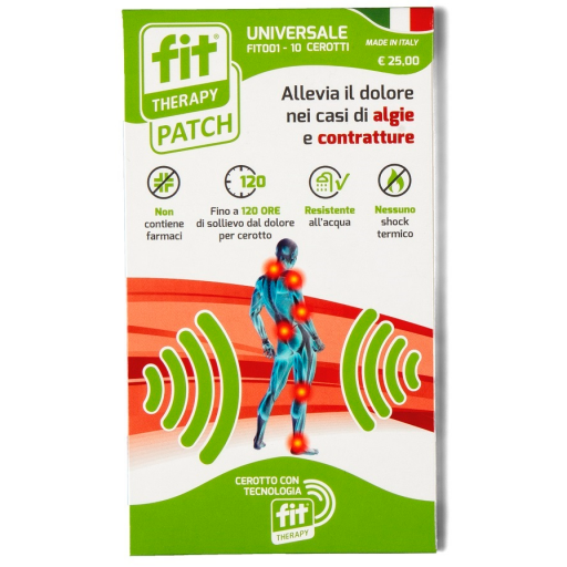Fit Cerotto Coadiuvante con Tecnologia FIR - Cerotto Riflettente Infrarossi per Dolori Muscolari