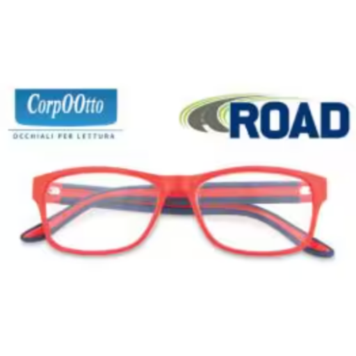 Corpootto Road Rosso Occhiale da Lettura Premontato +2,00 - Eleganza e Comfort per la Vista