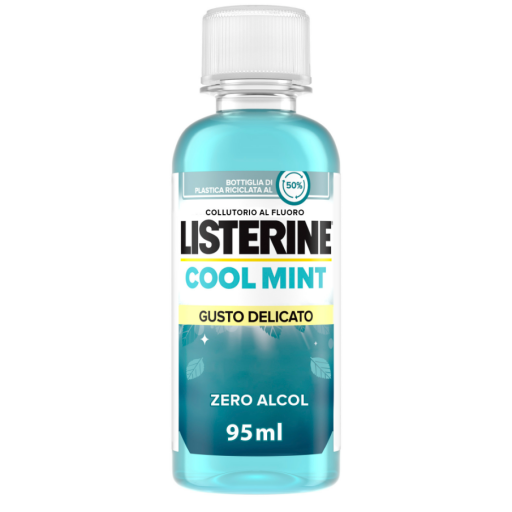 Listerine Zero Collutorio Antiplacca Senza Alcol 95 ml – Delicato e Protettivo