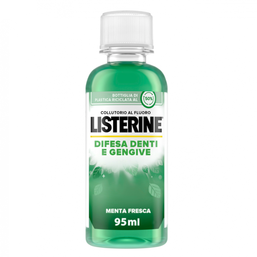 Listerine - Difesa Denti e Gengive Collutorio 95ml - Protezione Orale Avanzata