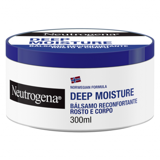 Neutrogena Balsamo Comfort Idratazione Intensa per Pelle Secca, Crema Viso E Crema Corpo 300 ml