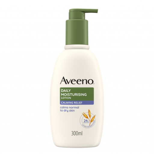 Aveeno Crema Idratante Corpo Aroma Lavanda 300ml - Per Pelle Secca e Sensibile