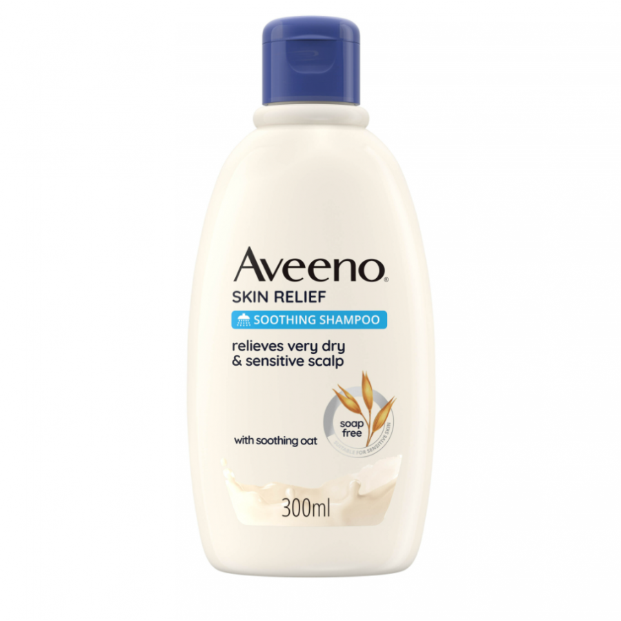 Aveeno Skin Relief Shampoo Lenitivo 300ml - Cuoio Capelluto Secco e Sensibile