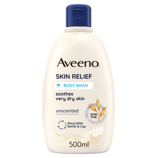 Aveeno Skin Relief Bagno Doccia Lenitivo 500ml - Pelle Secca e Sensibile