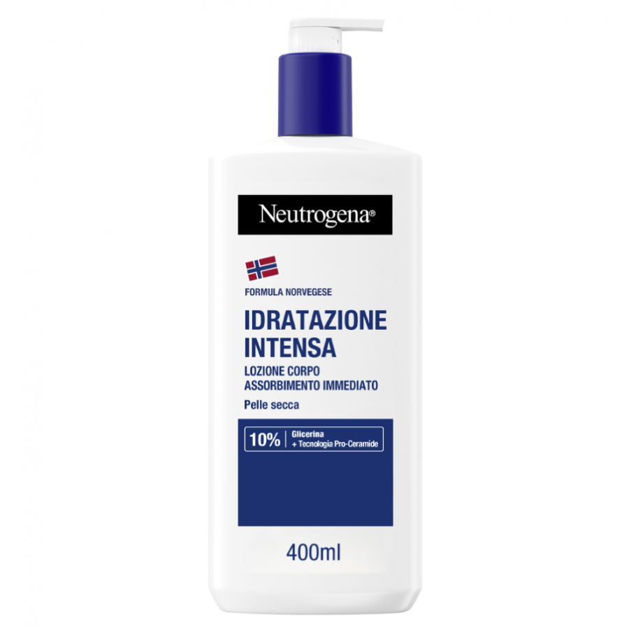 Neutrogena Crema Idratante Corpo Intensa Profumata adatta per Pelle Secca, con Formula Norvergese 400 ml