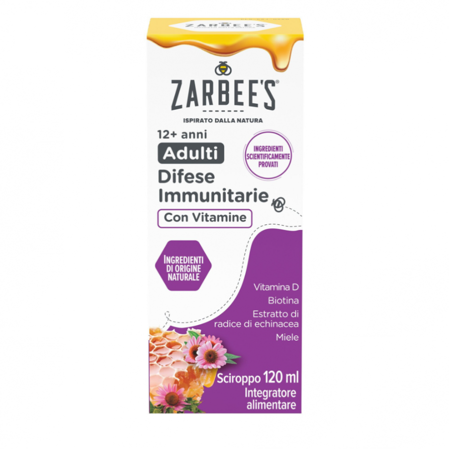 Zarbee's Adulti Difese Immunitarie Integratore Alimentare, 120ml