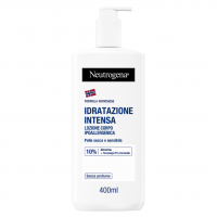 Neutrogena Crema Corpo Idratante Intensa Non profumata per Pelle Secca e Sensibile, con Formula Norvegese, 400 ml