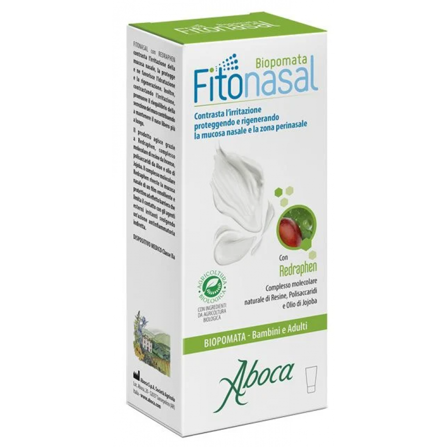 Fitonasal Biopomata Anti-Irritazione Idratante della Mucosa Nasale, 10 ml - Aboca