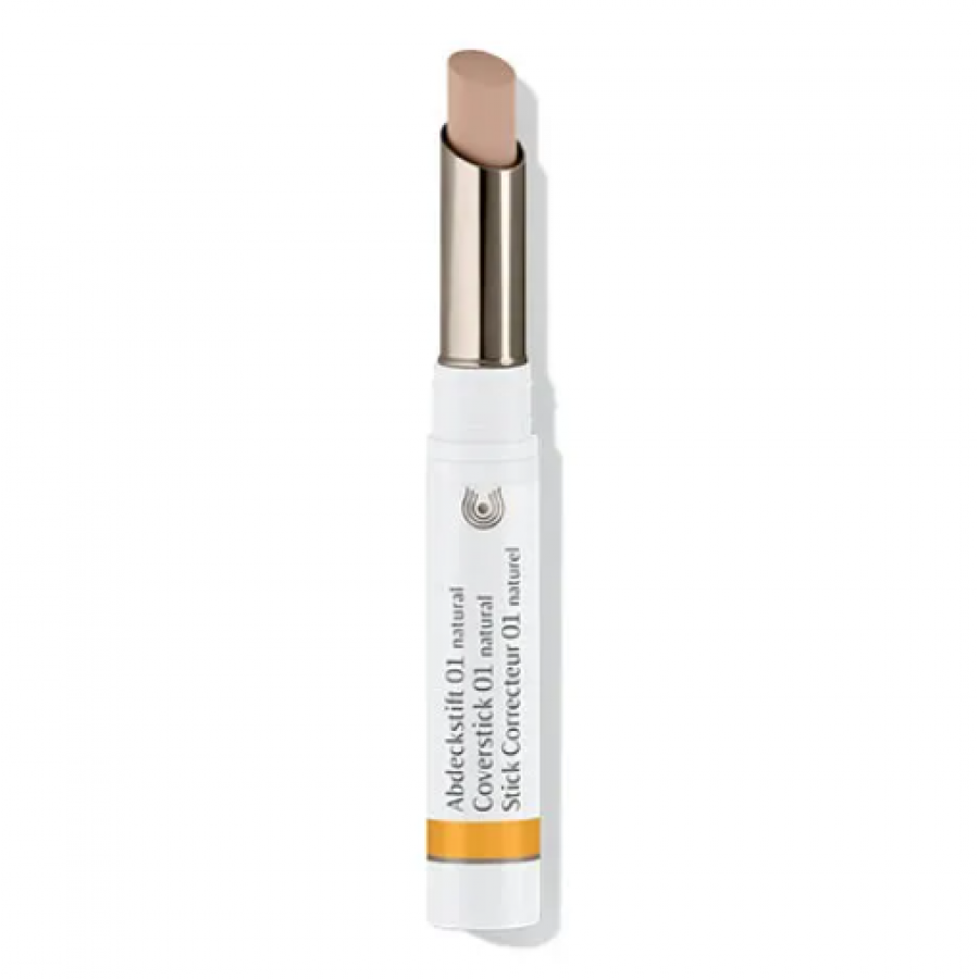 Dr. Hauschka Coverstick Correttore Stick Purificante 01 Natural, 2g – Correttore per Imperfezioni e Brufoli