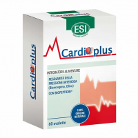 ESI Cardioplus, Integratore per la Pressione Arteriosa, Biancospino, Olivo, Biopeptidin, 60 Ovalette