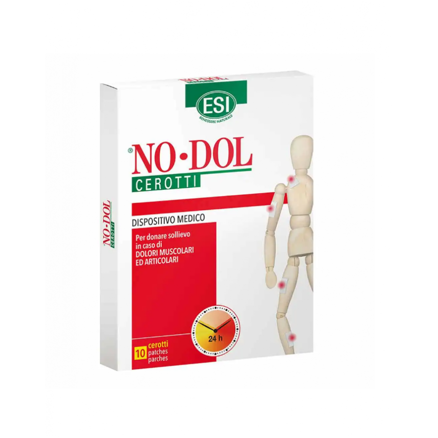 ESI NoDol, Cerotti Sollievo Dolori Muscolari e Articolari, 10 Cerotti 