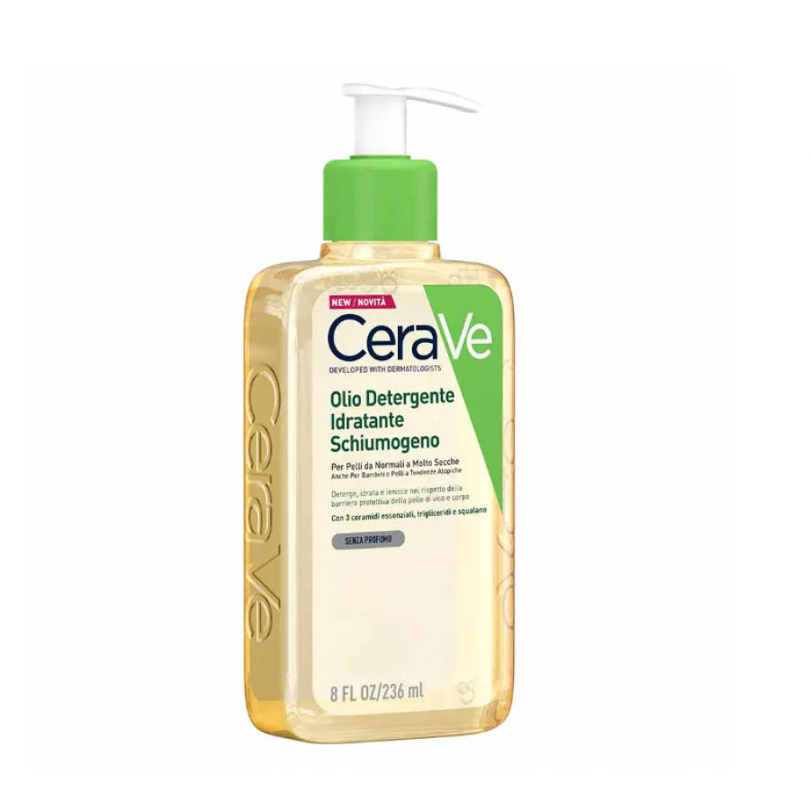 CeraVe Olio Detergente Idratante con 3 Ceramidi – 236ml