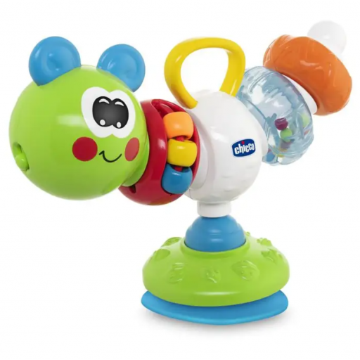 Chicco Gioco Seggiolone Bruchetto Ballerino, Giocattolo con Melodie e Ventosa, 20 x 9.5 x 21 cm, per Bambini