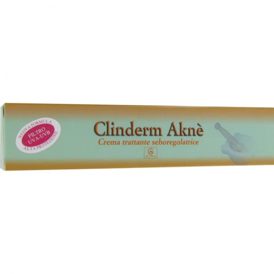 Clinderm Aknè Crema Seboregolatrice SPF30, 30ml – Pelli Grasse e Acneiche