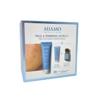 Miamo Protocollo Essenziale Pelle Acneica - Crema, Detergente, Esfoliante