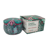 Colors Candela Profumata Spicy Cinnamon Cannella, 120g, Cera di Soia Naturale, Fragranza Calda e Avvolgente