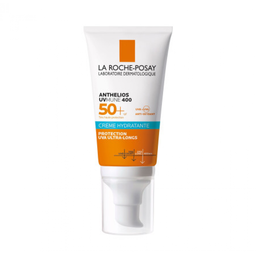 La Roche-Posay Anthelios UVMune 400 Crema Idratante protezione estrema da UVA Ultra Lunghi AP SPF50+ con profumo 50 ml