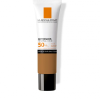 La Roche-Posay Anthelios Mineral One Crema viso Fondotinta 05 Dark Brown con protezione solare molto alta SPF50+ filtro 100% minerale 30 ml