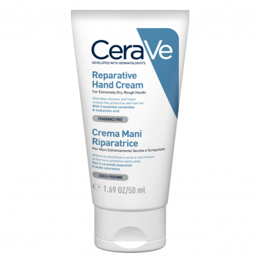 CeraVe Crema Mani Riparatrice Idratazione Intensa con acido ialuronico 50 ml