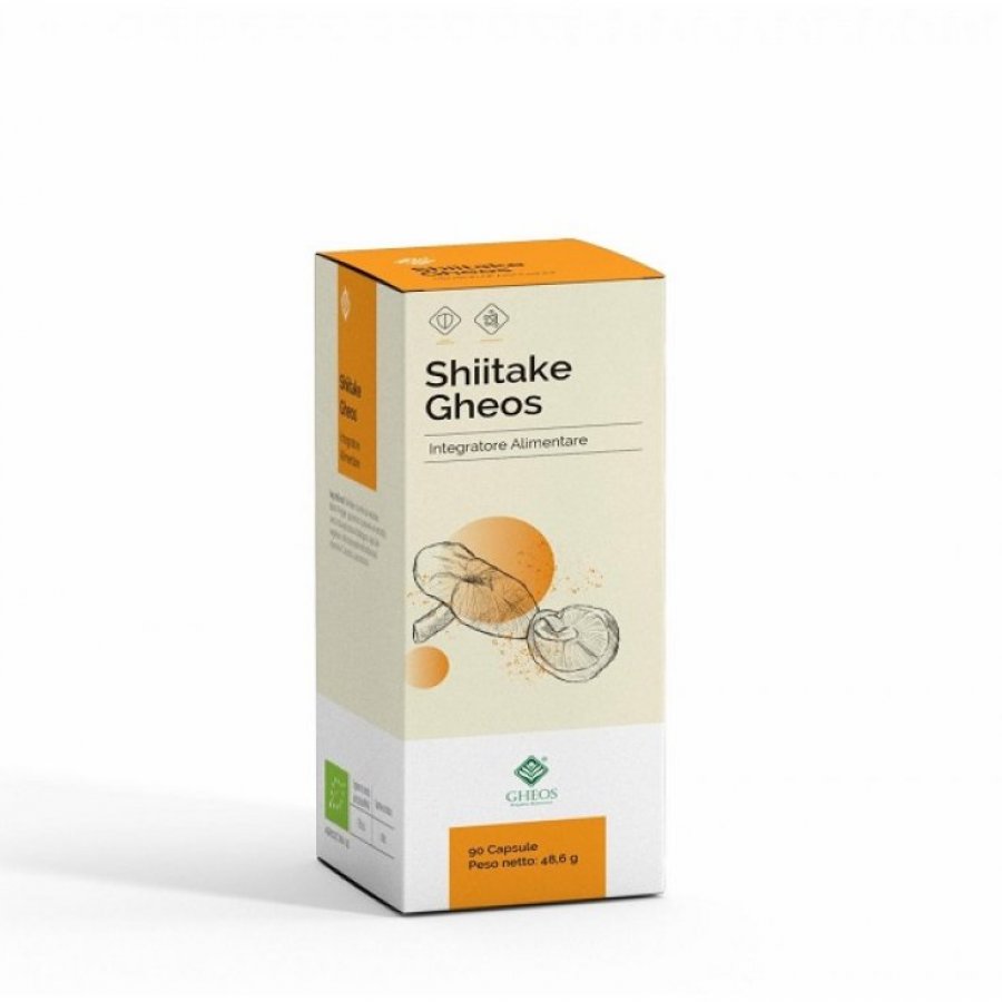 Shiitake Gheos 90 Capsule - Integratore di Shiitake per il Sistema Immunitario