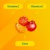 Supradyn Difese Junior - Integratore Alimentare Multivitaminico con Vitamina C. Vitamina D e Zinco per il Sistema Immunitario dei Bambini - 25 Caramelle Gommose Gusto Arancia, Fragola e Papaya 
