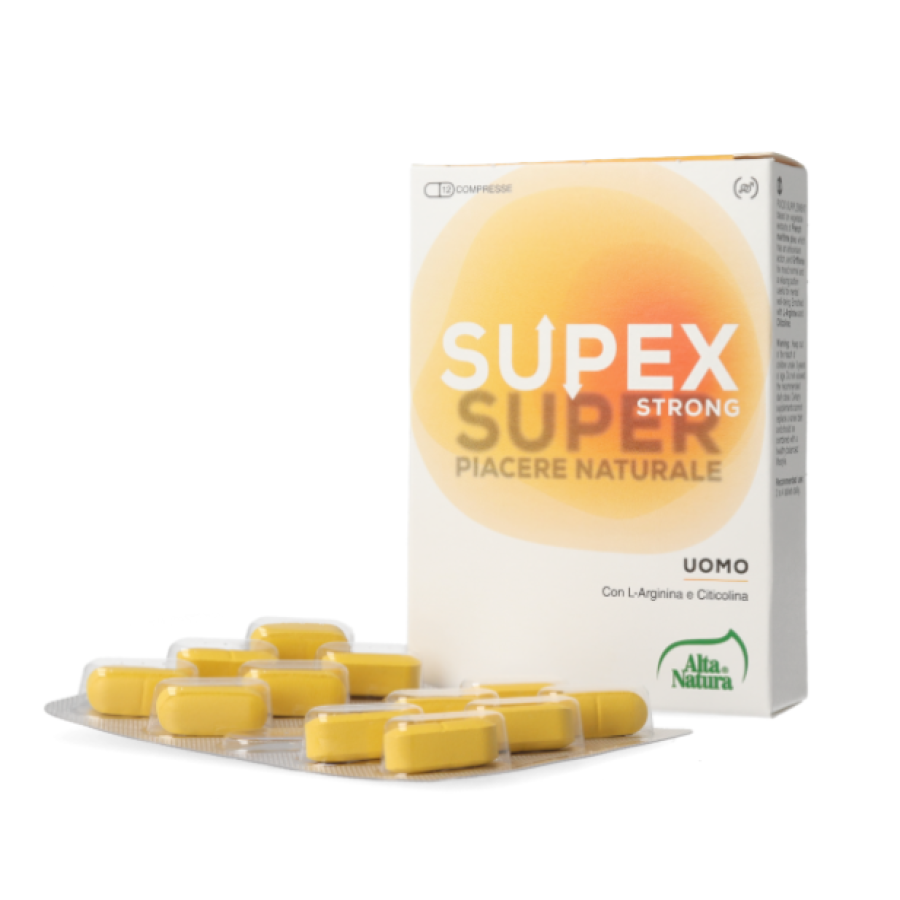Supex Strong Integratore Alimentare 12 Compresse - Antiossidante e Benessere Mentale