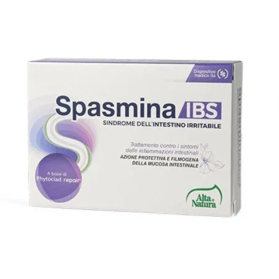 Spasmina IBS 30 Compresse Rivestite - Dispositivo Medico per IBS e IBD