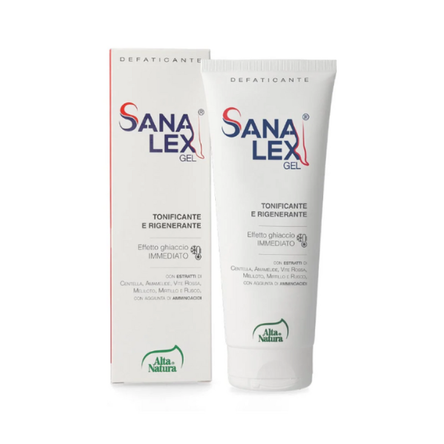 Sanalex Gel Gambe 200 ml - Gel Rinfrescante per Gambe Stanche e Pesanti