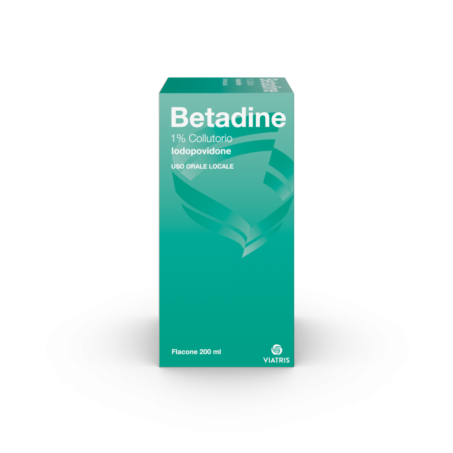 Betadine 1% Collutorio 200ml - Antisettico Orale per Igiene e Benessere
