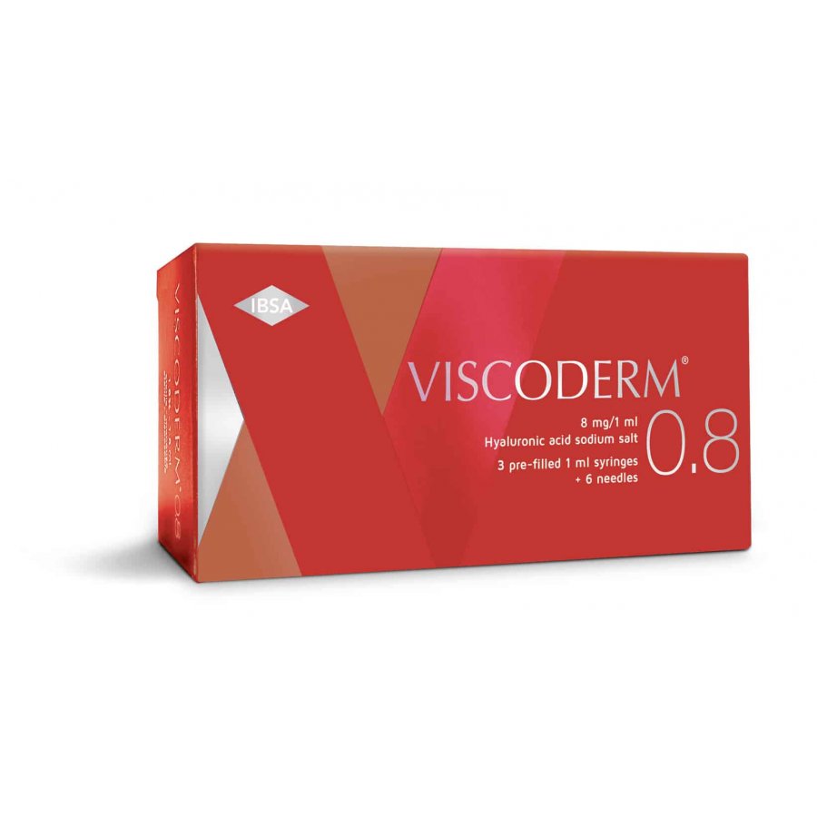 Viscoderm 0.8 - 3 siringhe Pre Riempite da 1 ml 