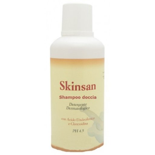 Skinsan Attivo Shampoodoccia 500 ml, Detergente Anti-micotico e Anti-batterico