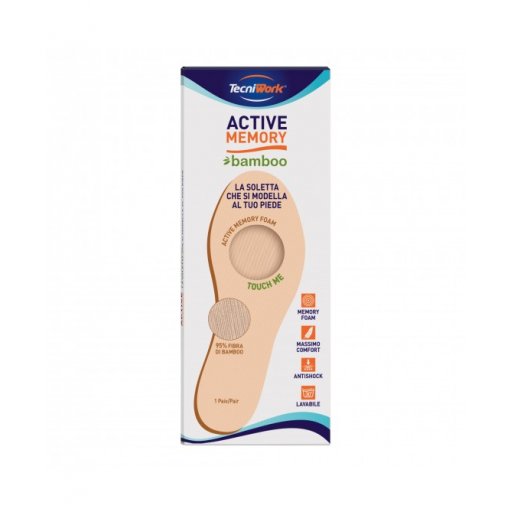 ACTIVE Memory Soletta Bamboo 37 - Comfort Naturale per Piedi Felici