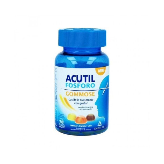 Acutil Fosforo - Caramelle Gommose per la Concentrazione - 50 Pezzi