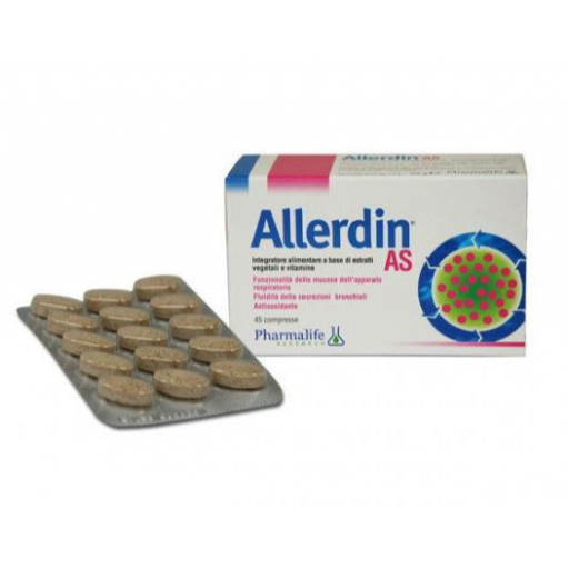 Allerdin AS Integratore Alimentare 45 Compresse - Integratore alimentare a base di estratti vegetali