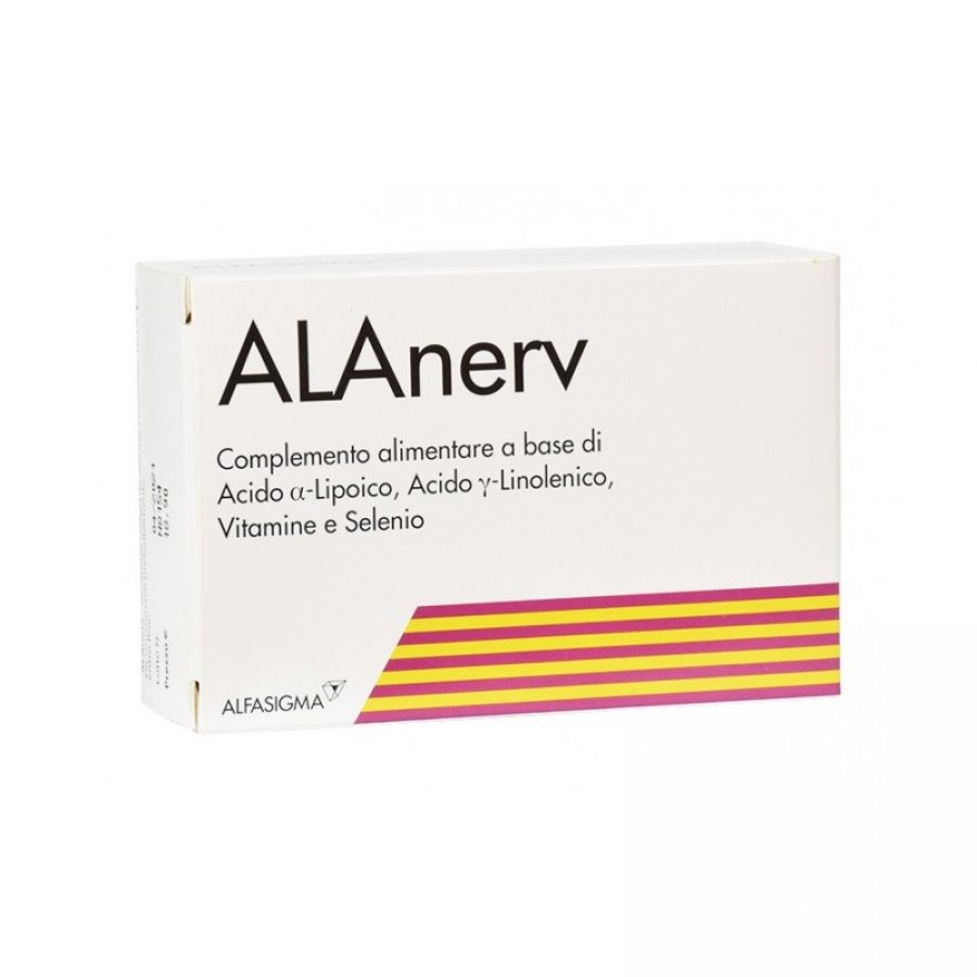 Alanerv - Coadiuvante nelle situazioni di stress ossidativo 20 Capsule Softgel